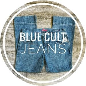 🆕B L U E  C U L T  Vintage Wash Denim Jean